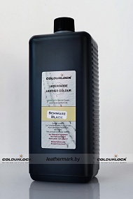 Leathermark Краска для анилиновой кожи, черная 1000мл